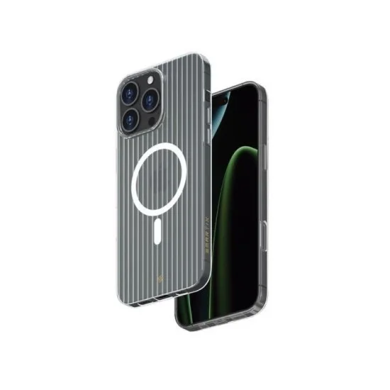 Smartix Premium Magnetic Groove Case for iPhone 16 Pro - Clear